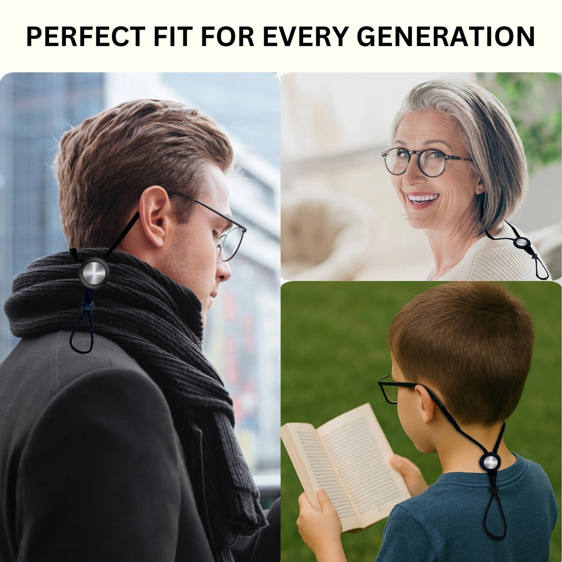 ஸ்மார்ட் லேன்யார்டு டிராக்கர் (கருப்பு நிறம்)