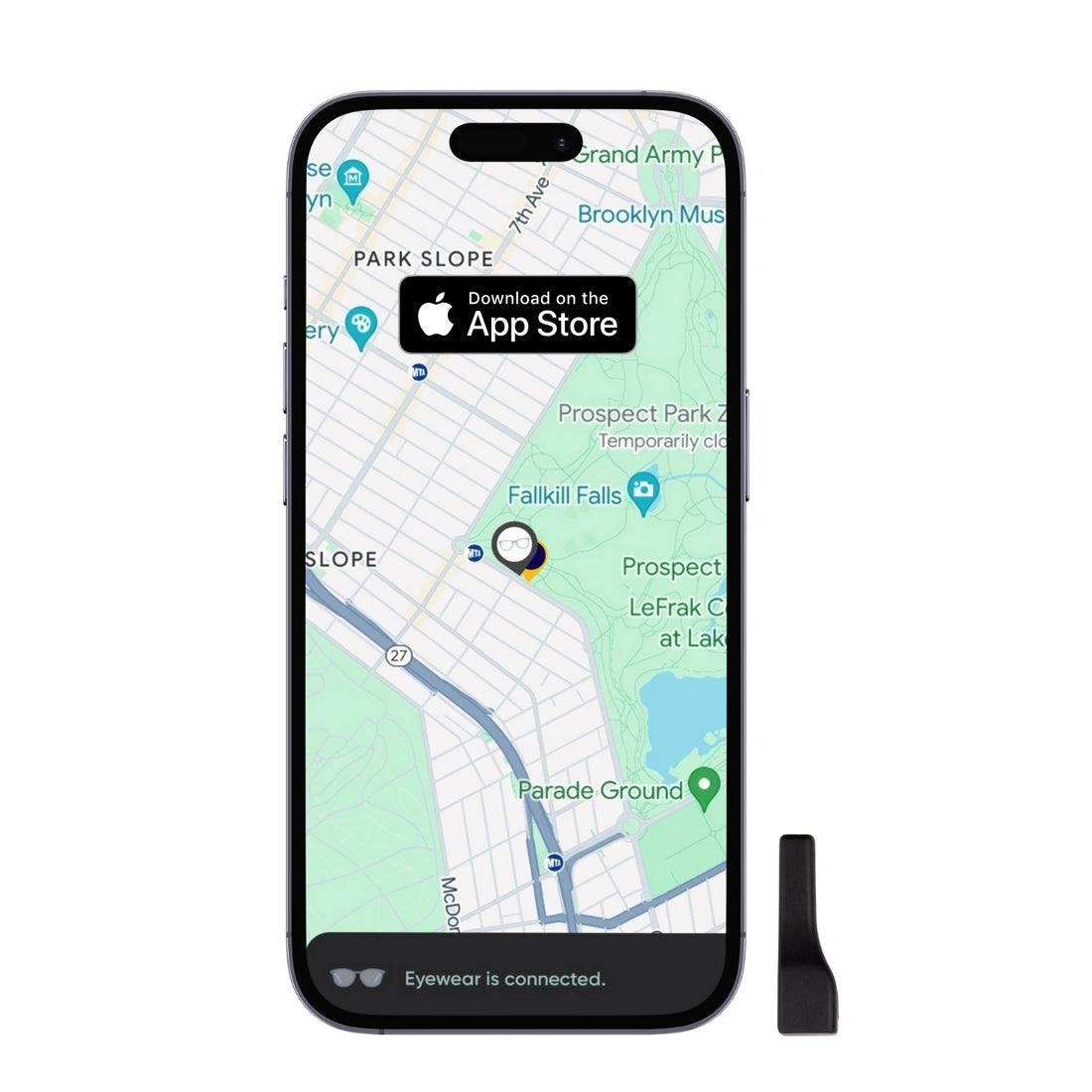 Dolphin eyewear finder for iOS - never loose your glasses.