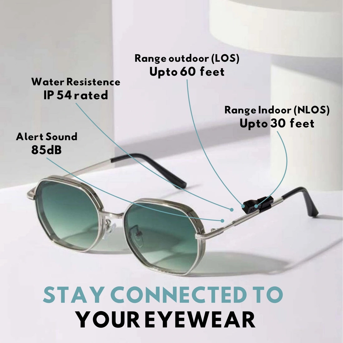 Dolphin eyewear finder for iOS - never loose your glasses.