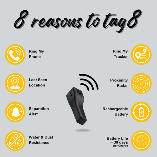 Dolphin Tracker Mini – Secure and Track Your Valuables with tag8