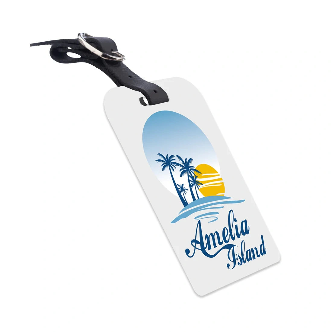 Amelia Island FL QR Bag Tag by tag8 for luggage tracking