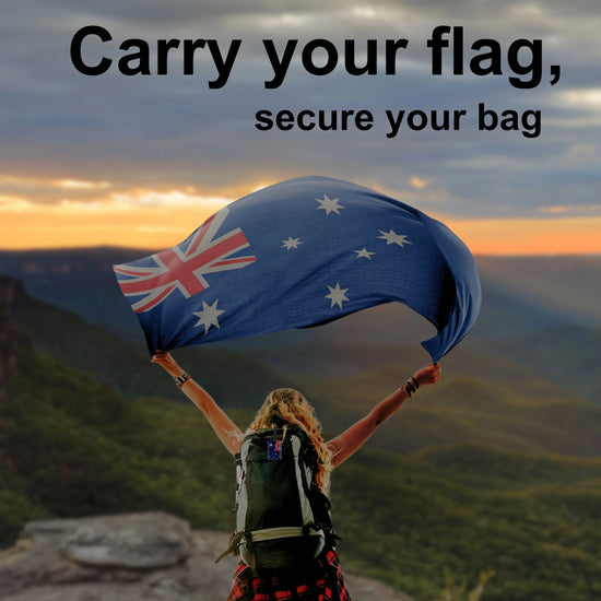 Australia QR Bag Tag by tag8 for luggage safety