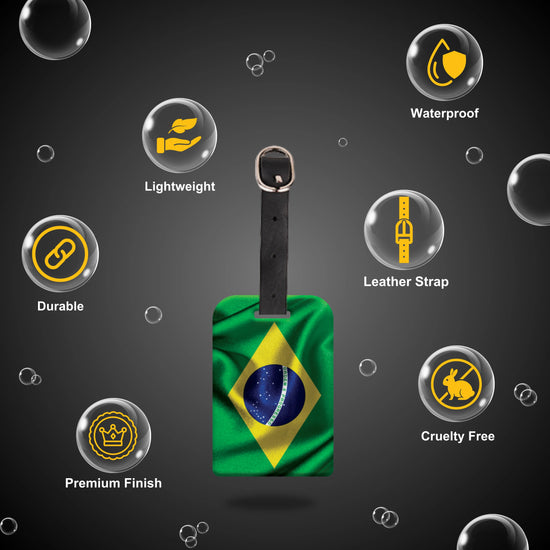 Brazil QR Bag Tag by tag8 for bag security