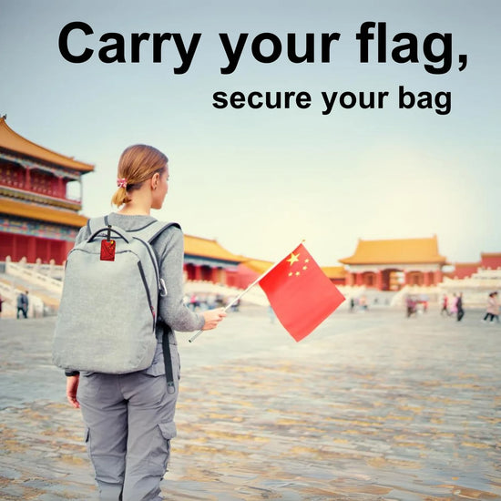 China QR Bag Tag by tag8 for secure travel tracking