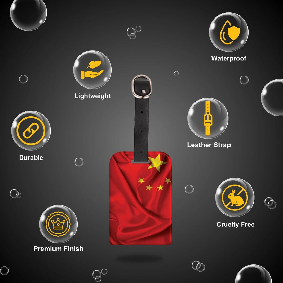 China QR Bag Tag by tag8 for secure travel tracking