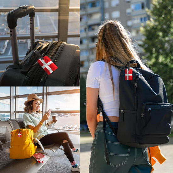 Denmark QR Bag Tag by tag8 for luggage tracking