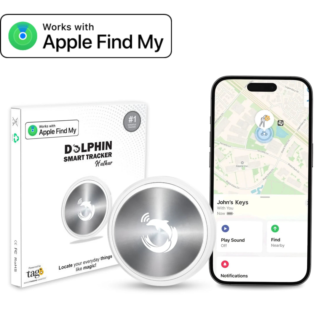 Dolphin Smart Tracker Huthur - Bluetooth Tracker