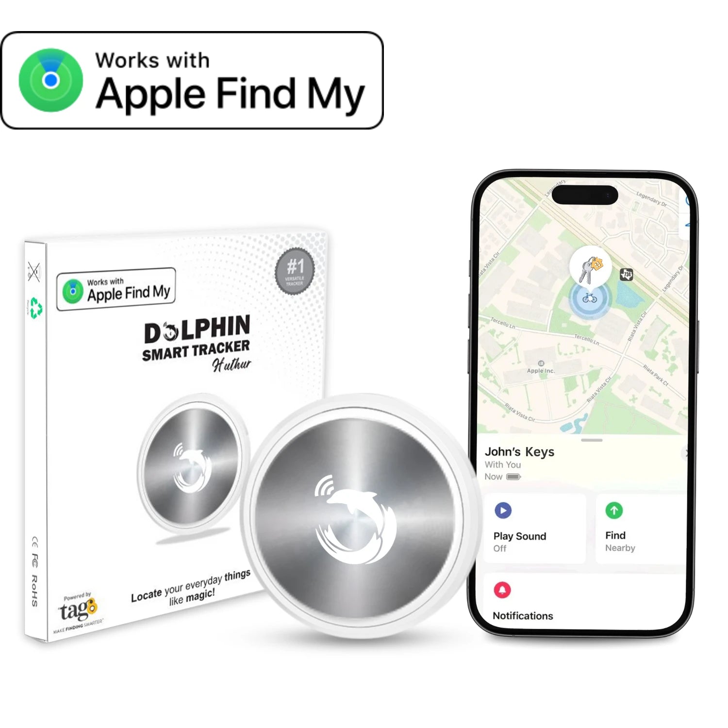 Dolphin Smart Tracker Huthur - Bluetooth Tracker