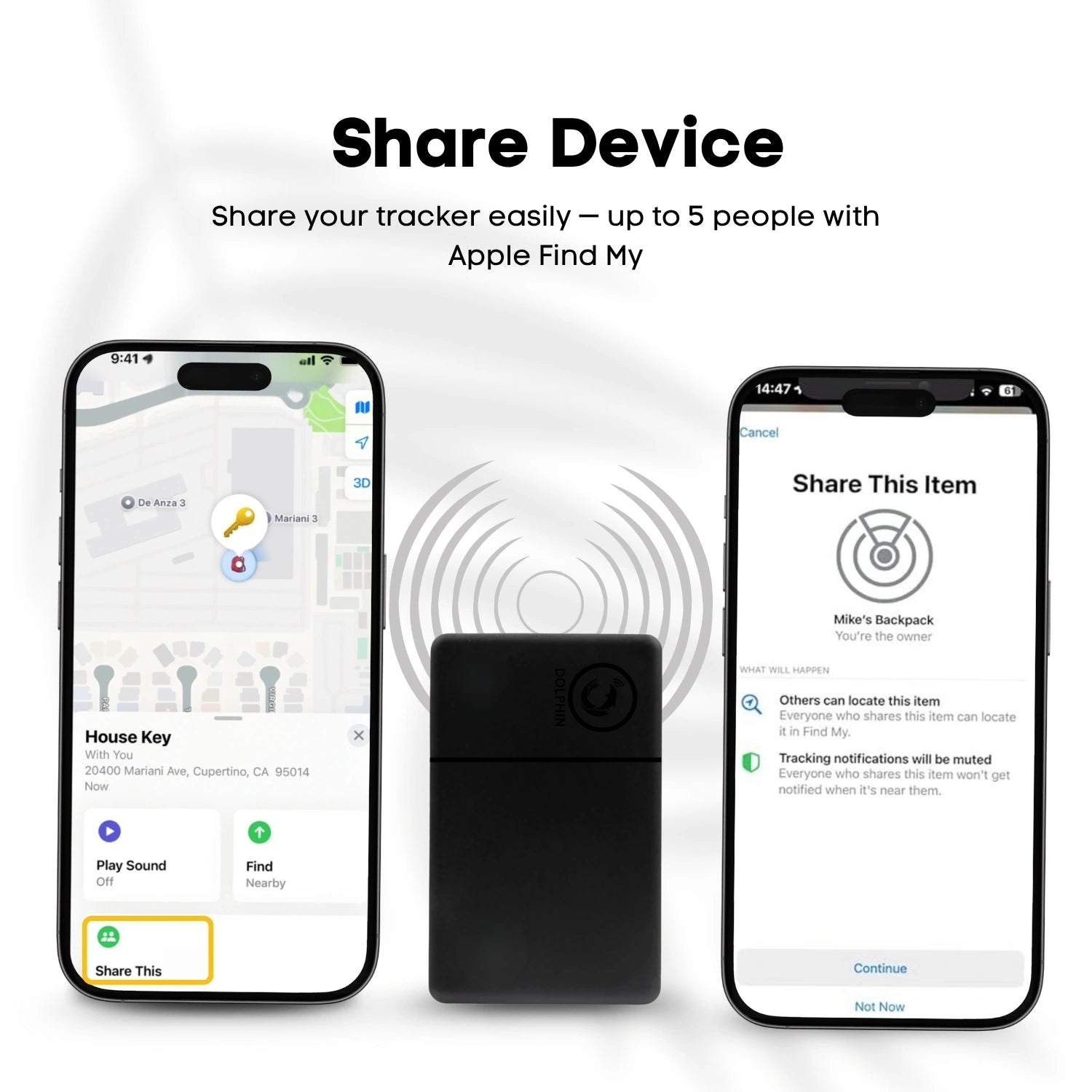 Dolphin Smart Tracker Sleek – iOS Compatible