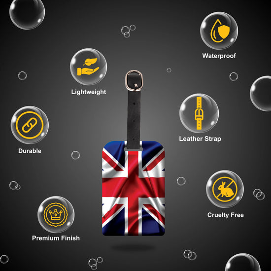 Great Britain QR Bag Tag by tag8 for secure bag tracking
