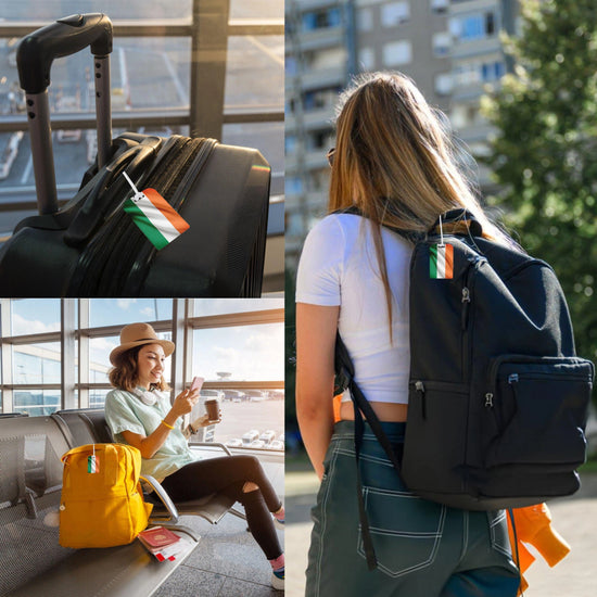 India QR Bag Tag by tag8 for luggage tracking