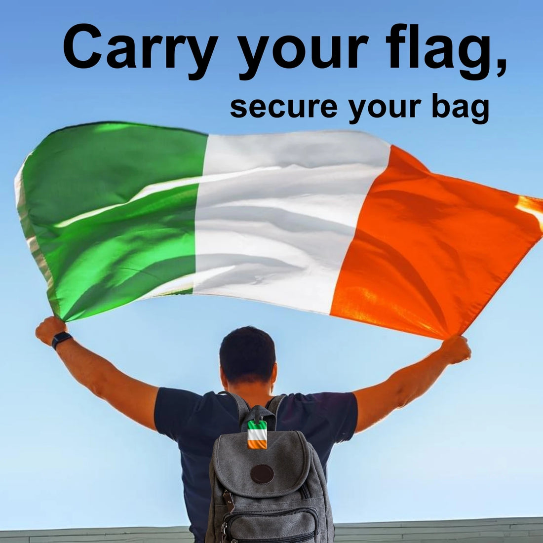 Ireland QR Bag Tag by tag8 for bag security