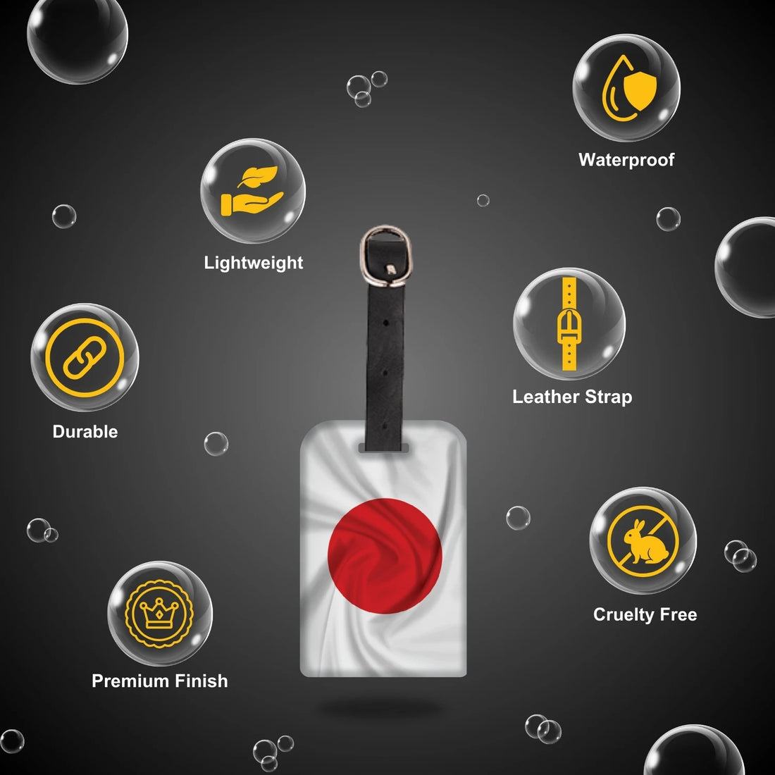 Japan QR Bag Tag by tag8 for luggage tracking