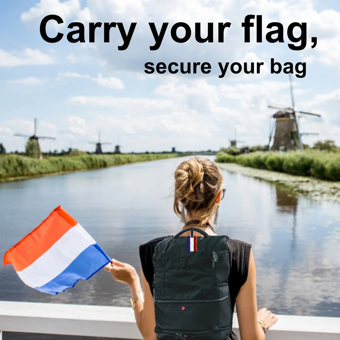 Netherlands QR Bag Tag by tag8 for bag recovery