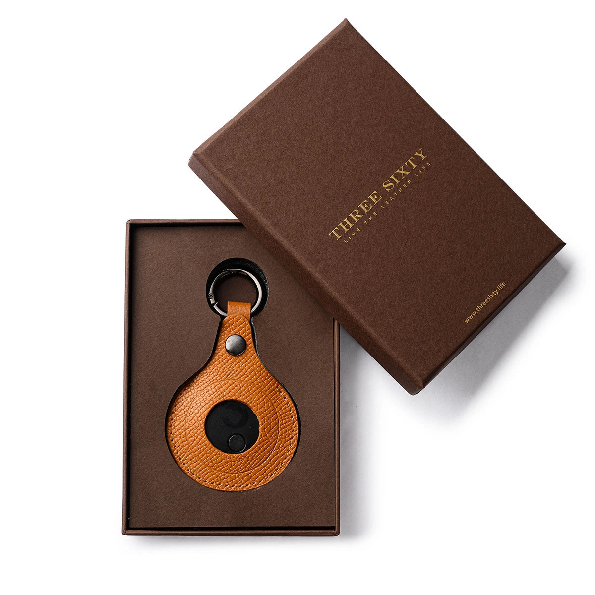 Orbit Smart Key Ring Tan with Dolphin Pro tracker to find lost keys quickly