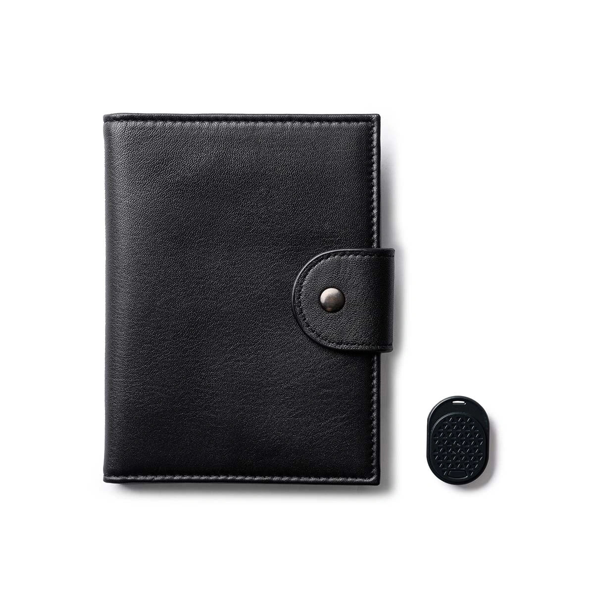 Orbit Smart Passport Holder Bi-Fold with Dolphin Max tracker to secure and locate your passport easily