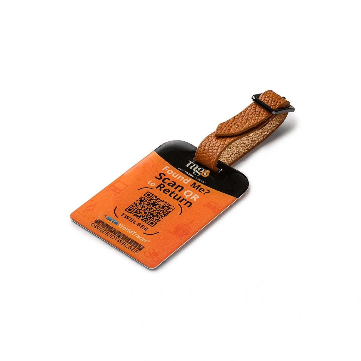 Orbit Smart Security Tag QR-enabled tag to track and recover your luggage during travel