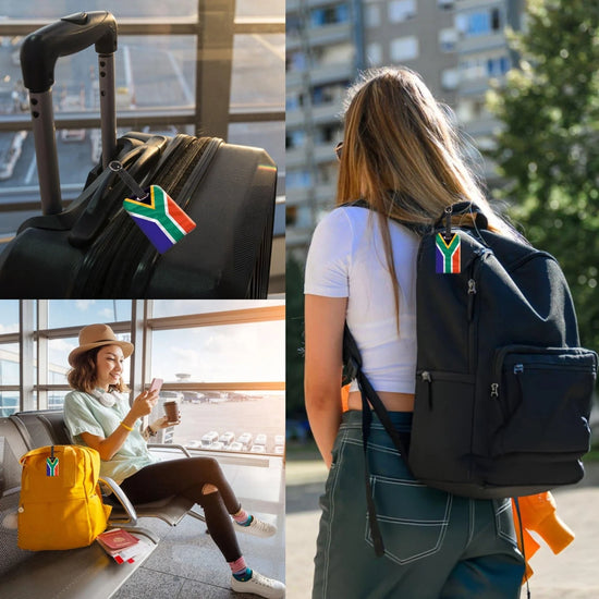 South Africa QR Bag Tag by tag8 with QR code for bag security