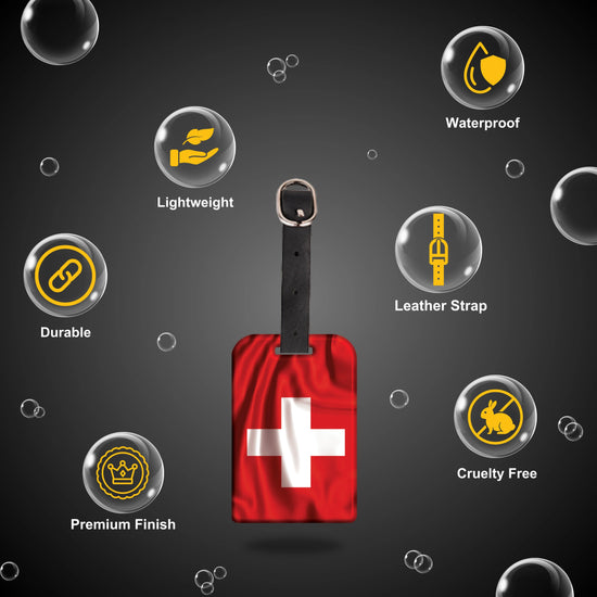 Switzerland QR Bag Tag by tag8 for bag security