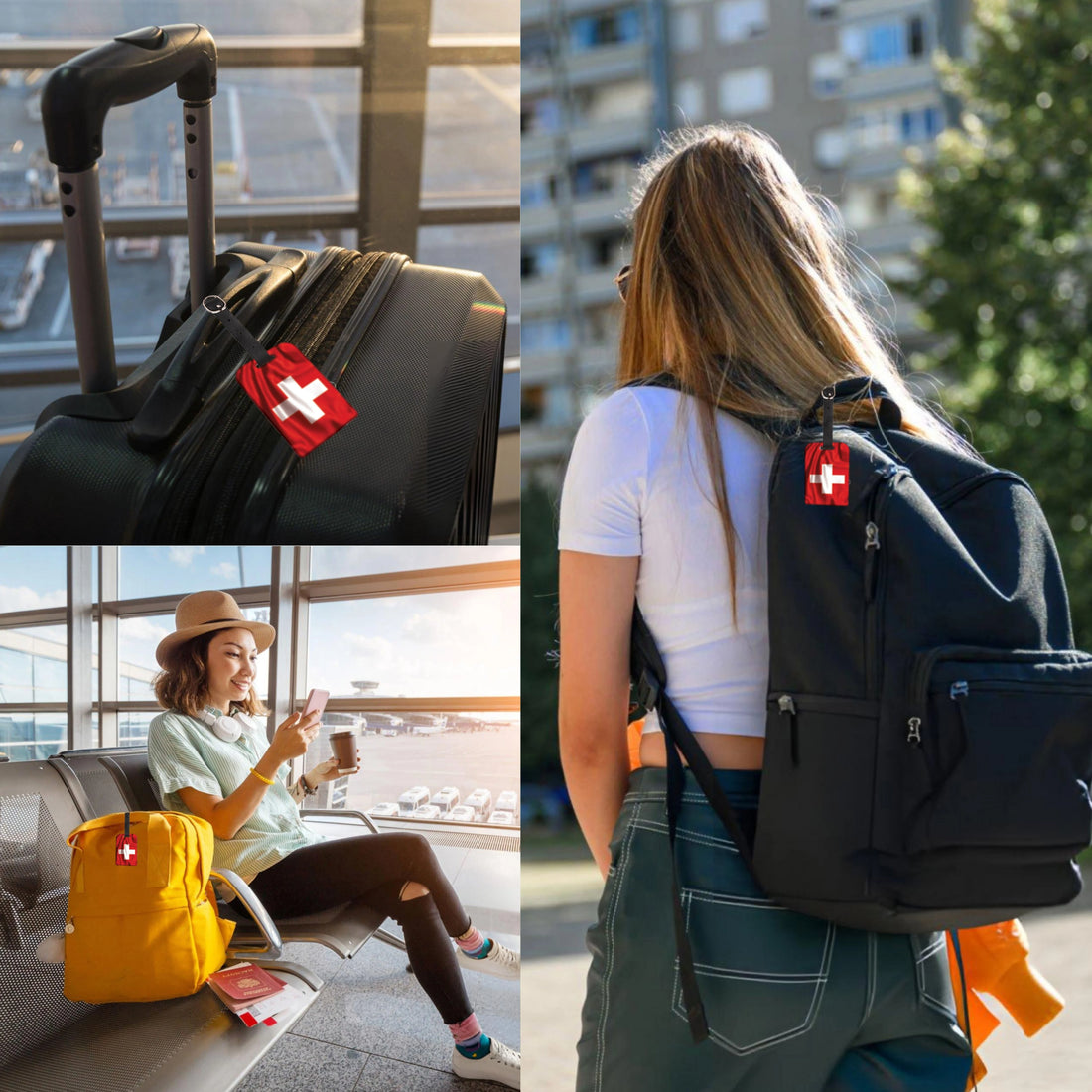 Switzerland QR Bag Tag by tag8 for bag security