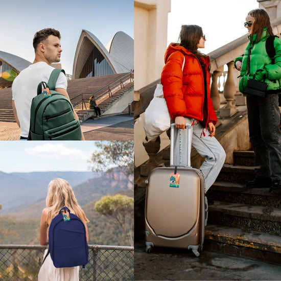 Sydney QR Bag Tag by tag8 for bag security