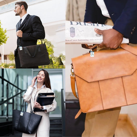 CA India smart bag tag with QR code by tag8