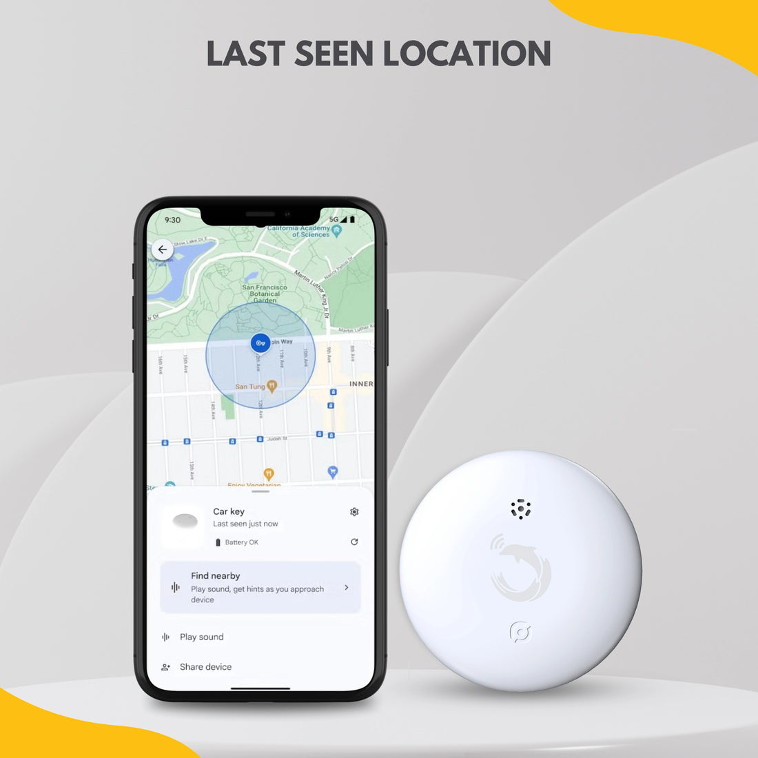 Dolphin Rex Tag with Android Find My support and Bluetooth tracking by tag8