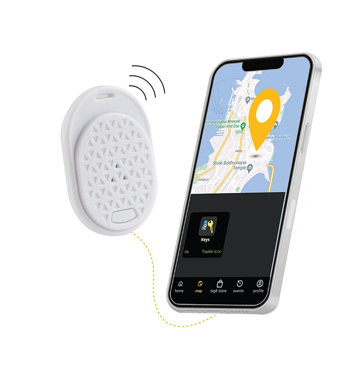 tag8 Dolphin Max Smart Bluetooth Tracker for enhanced tracking and security of valuables