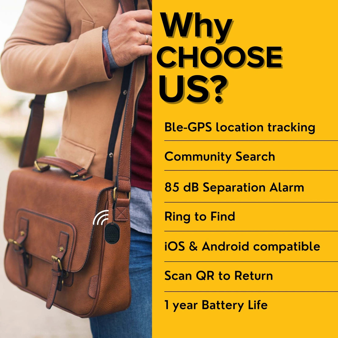 tag8 Dolphin Max Smart Bluetooth Tracker for enhanced tracking and security of valuables