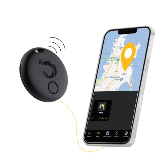 tag8 Dolphin Pro Smart Bluetooth Tracker for real-time location tracking and security