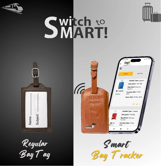 tag8 Dolphin Smart Bag Tracker with Bluetooth tracking for easy location and security of your bags