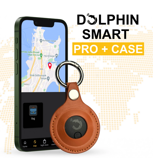 tag8 Dolphin Smart Tracker Pro Case Pack of 2 with Bluetooth tracking and premium protection