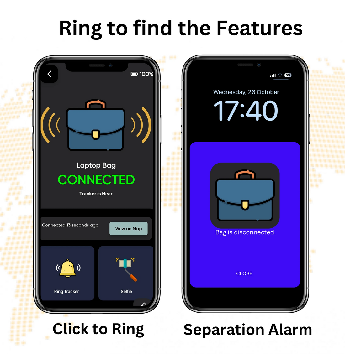 tag8 Dolphin Smart Tracker Pro Case Pack of 2 with Bluetooth tracking and premium protection