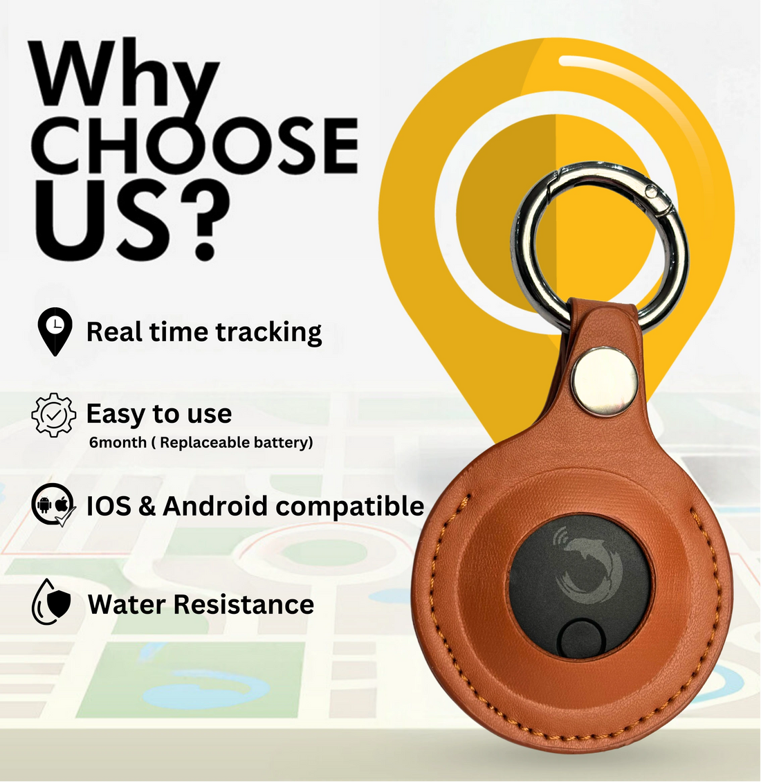 tag8 Dolphin Smart Tracker Pro Case Pack of 2 with Bluetooth tracking and premium protection