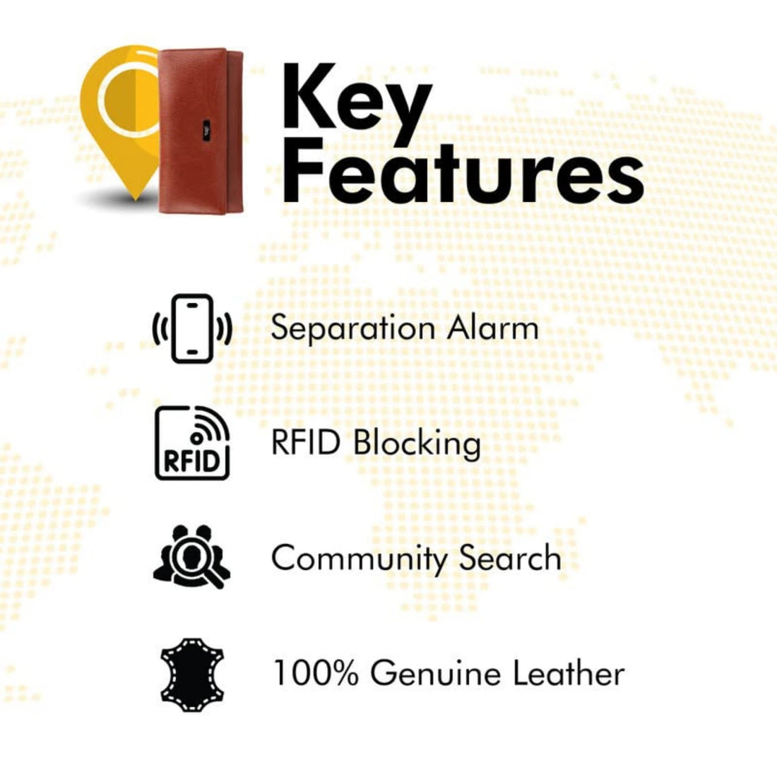 tag8 Dolphin Smart Wallet for Women with Bluetooth Tracker and RFID Protection for secure and stylish travel