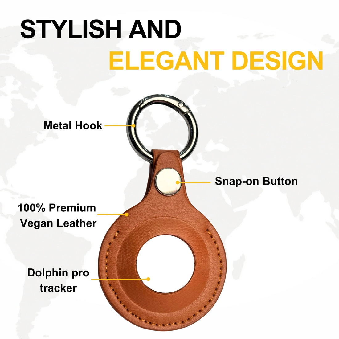 Protective Leather Case for Dolphin Smart Tracker – Stylish & Durable