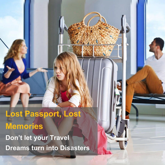 tag8 Family Passport Tracker Holder for organized family travel with smart tracking and secure storage