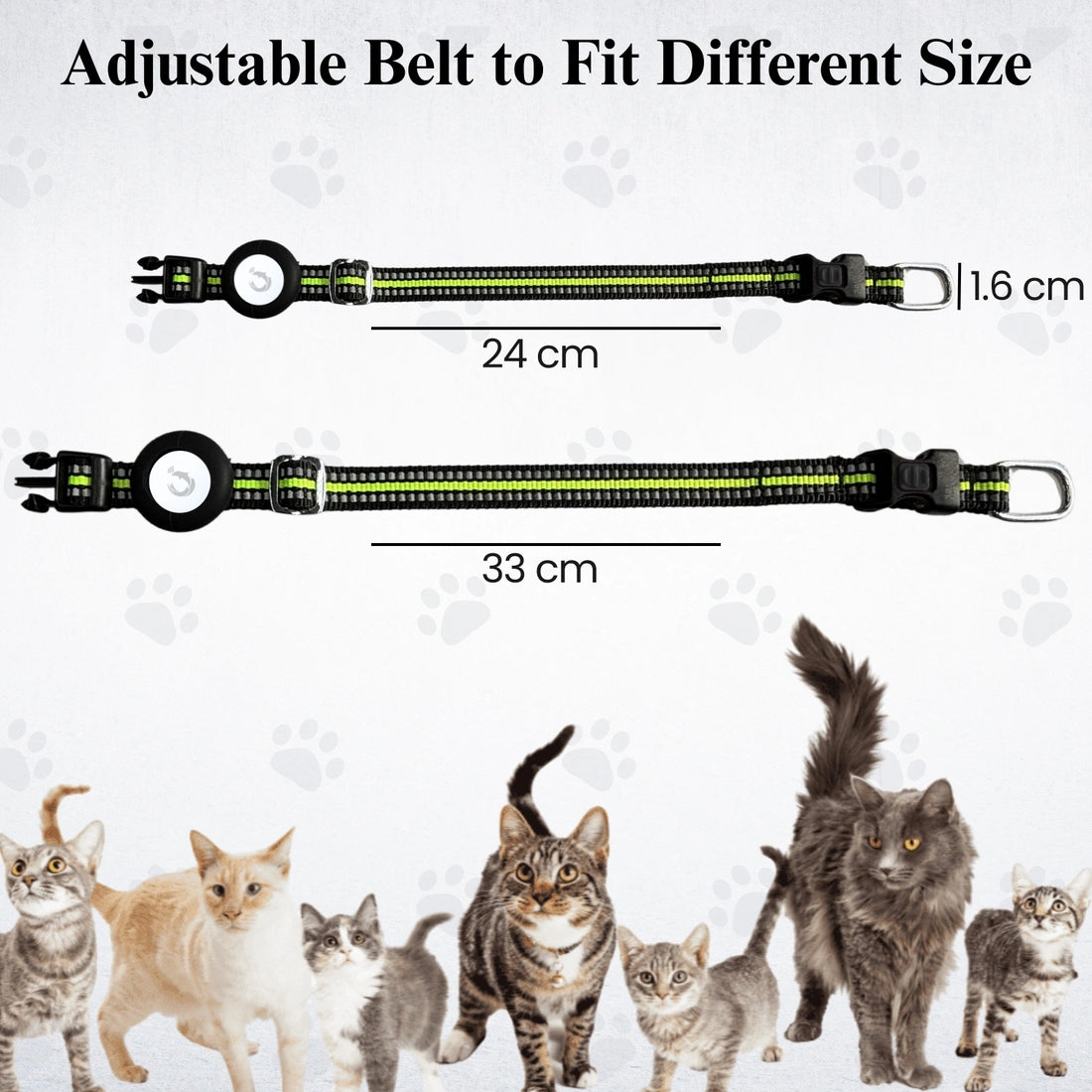 Genie Track Smart Pet Collar for Android with QR code and digital ID by tag8