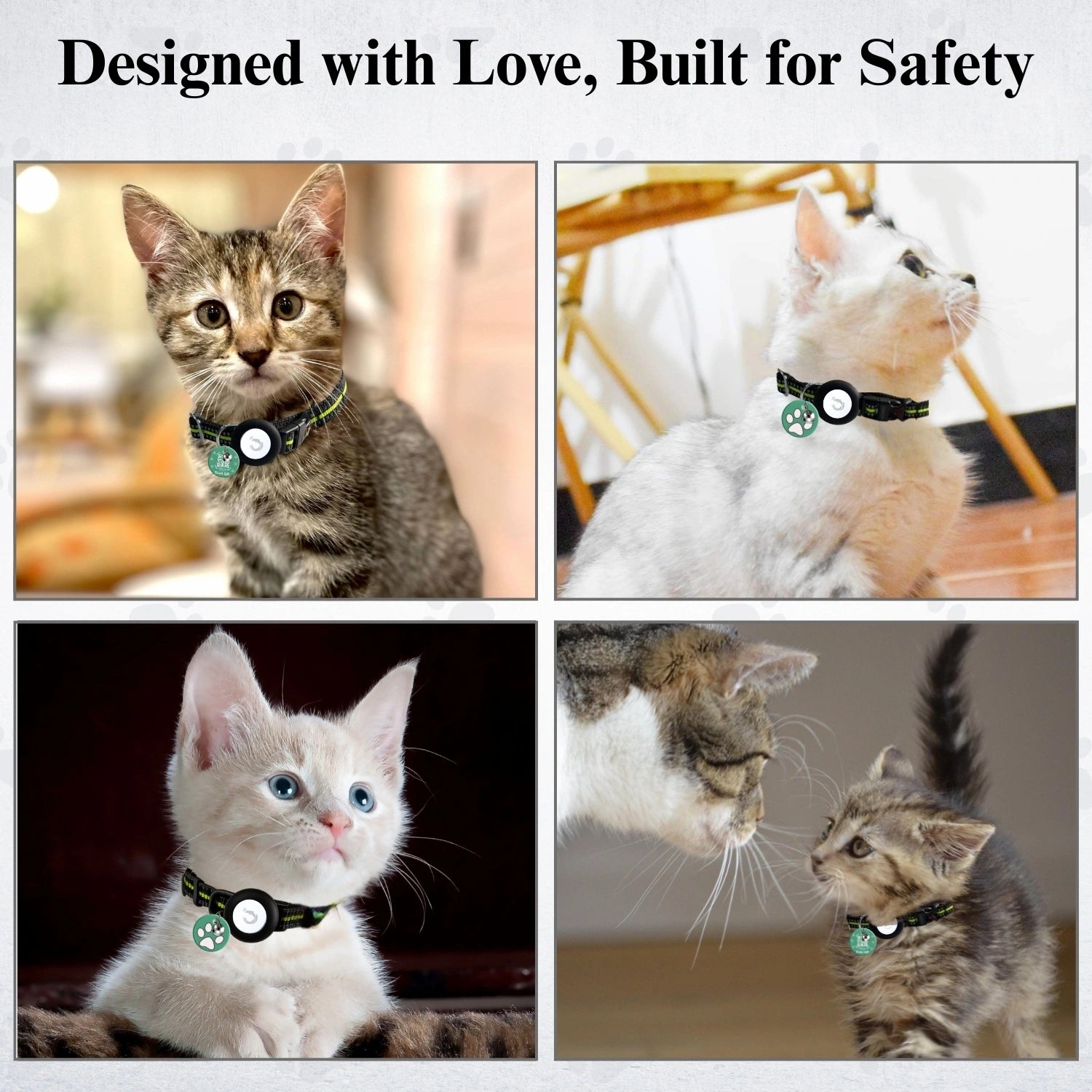 Genie Track Smart Pet Collar for Android with QR code and digital ID by tag8