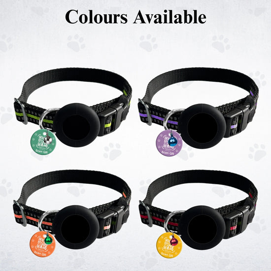 Genie Track Collar for pets with QR code and digital ID by tag8