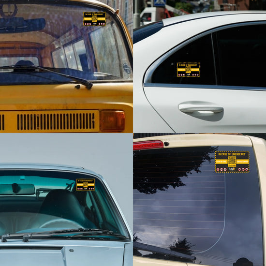 tag8 Genie Vehicle Emergency Tag with Auto Link for instant roadside assistance and emergency support