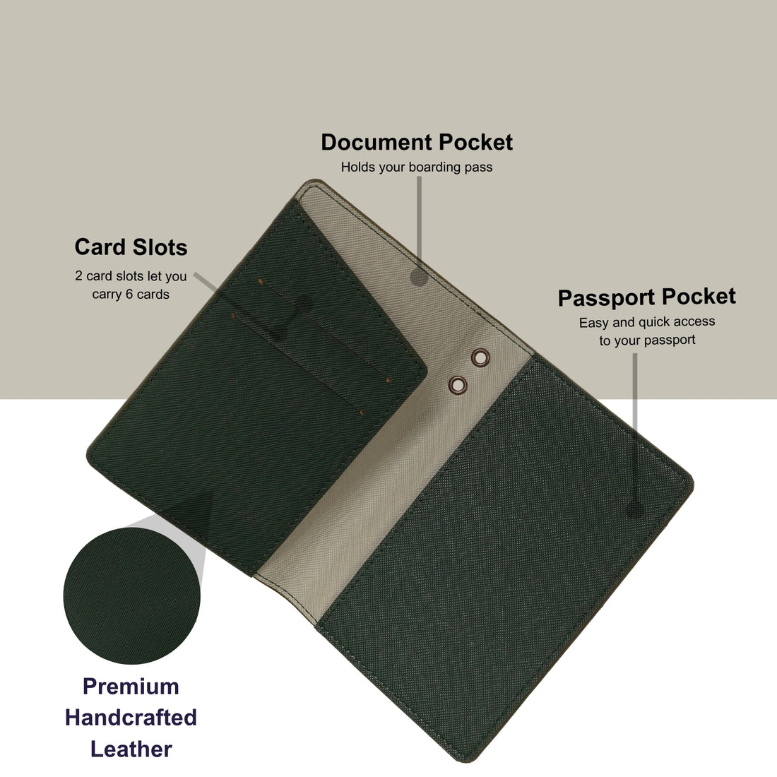 tag8 Genuine Leather Passport Case for premium quality and secure travel organization