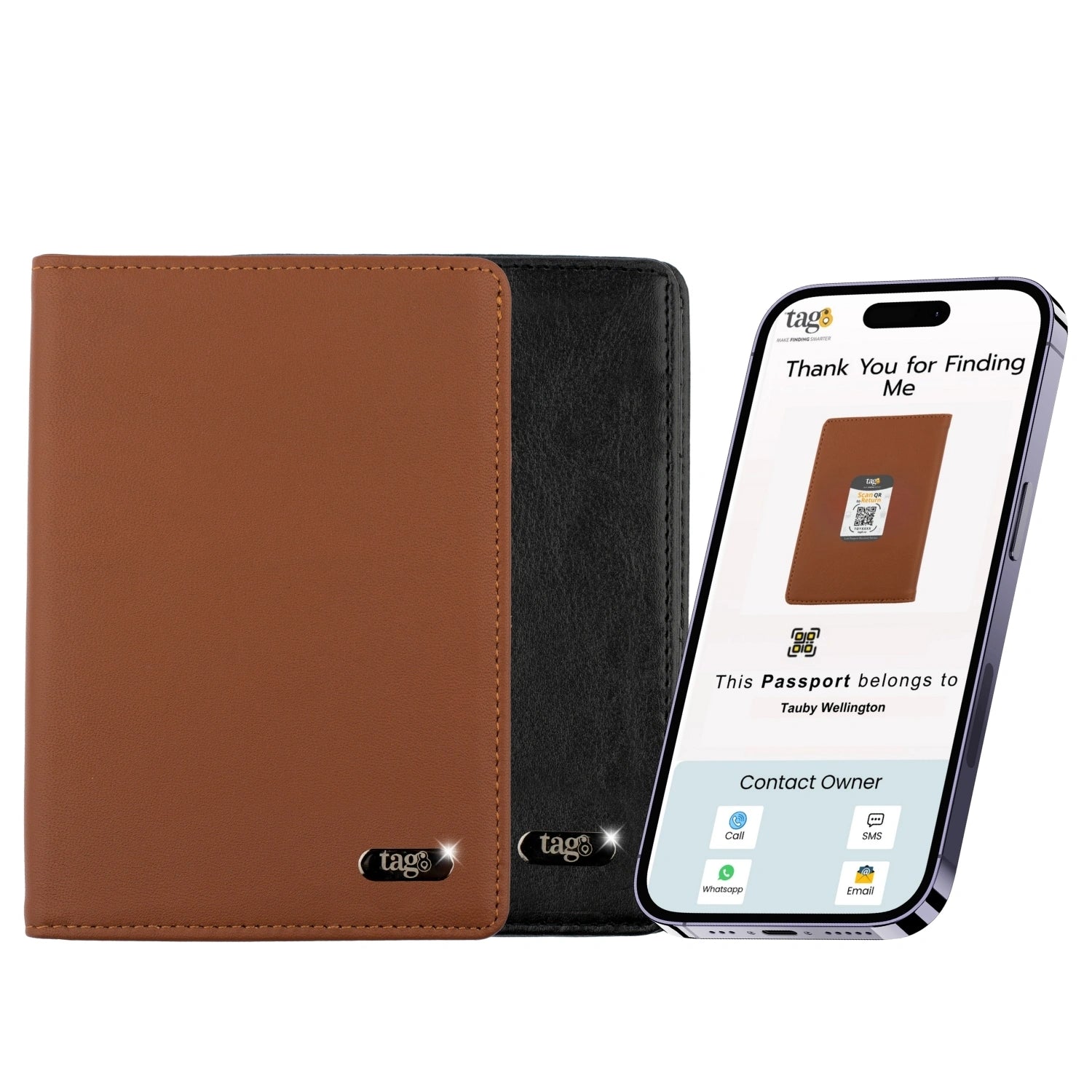 tag8 RFID Passport Combo with secure RFID protection and smart tracking for safe travel