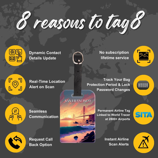 tag8 Smart Key Security Tag with Bluetooth tracking for easy key management and security