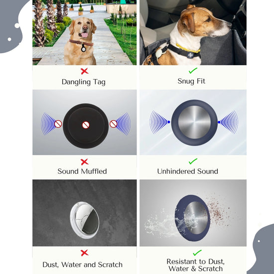 Blue silicone holder for smart trackers by tag8