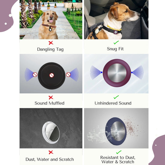 Wine colour silicone holder for smart trackers by tag8