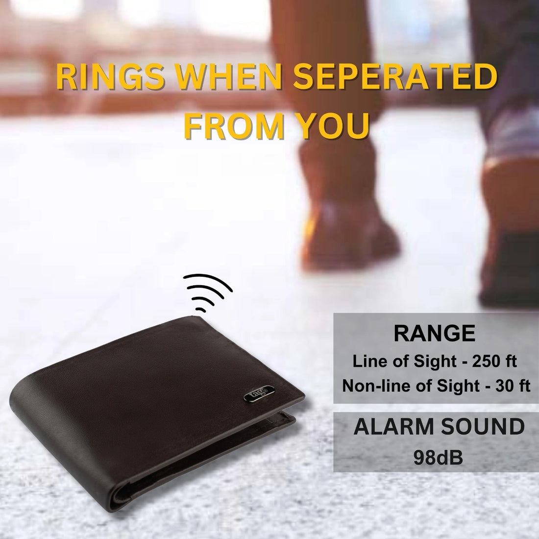 tag8 Smart Wallet - Stitchless design with RFID protection and smart tracking for modern security