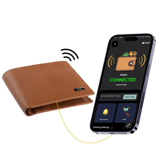 tag8 Smart Wallet - Stitchless design with RFID protection and smart tracking for modern security
