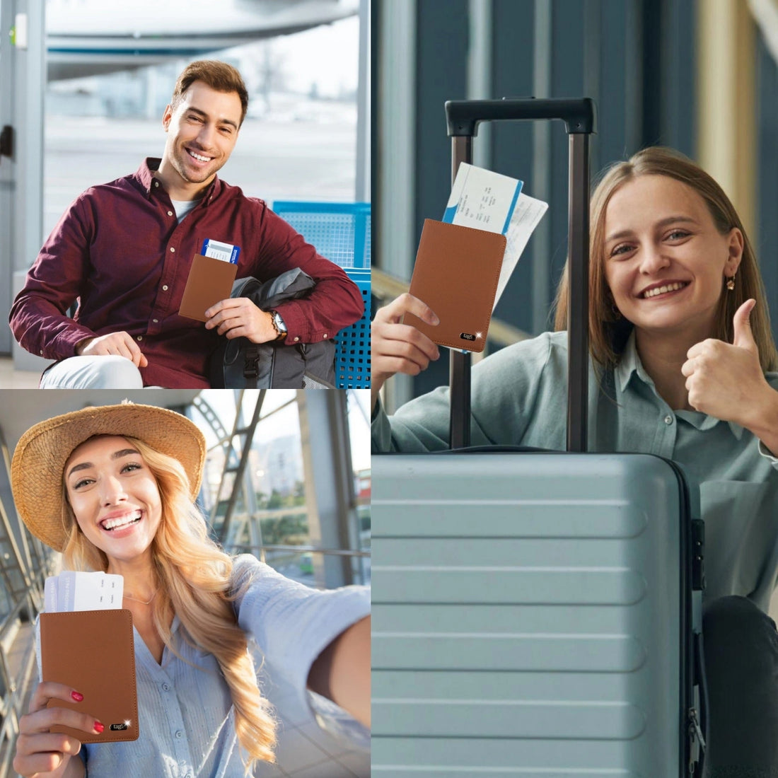 tag8 Vegan Leather Passport NFC Case with smart NFC technology for secure and stylish travel