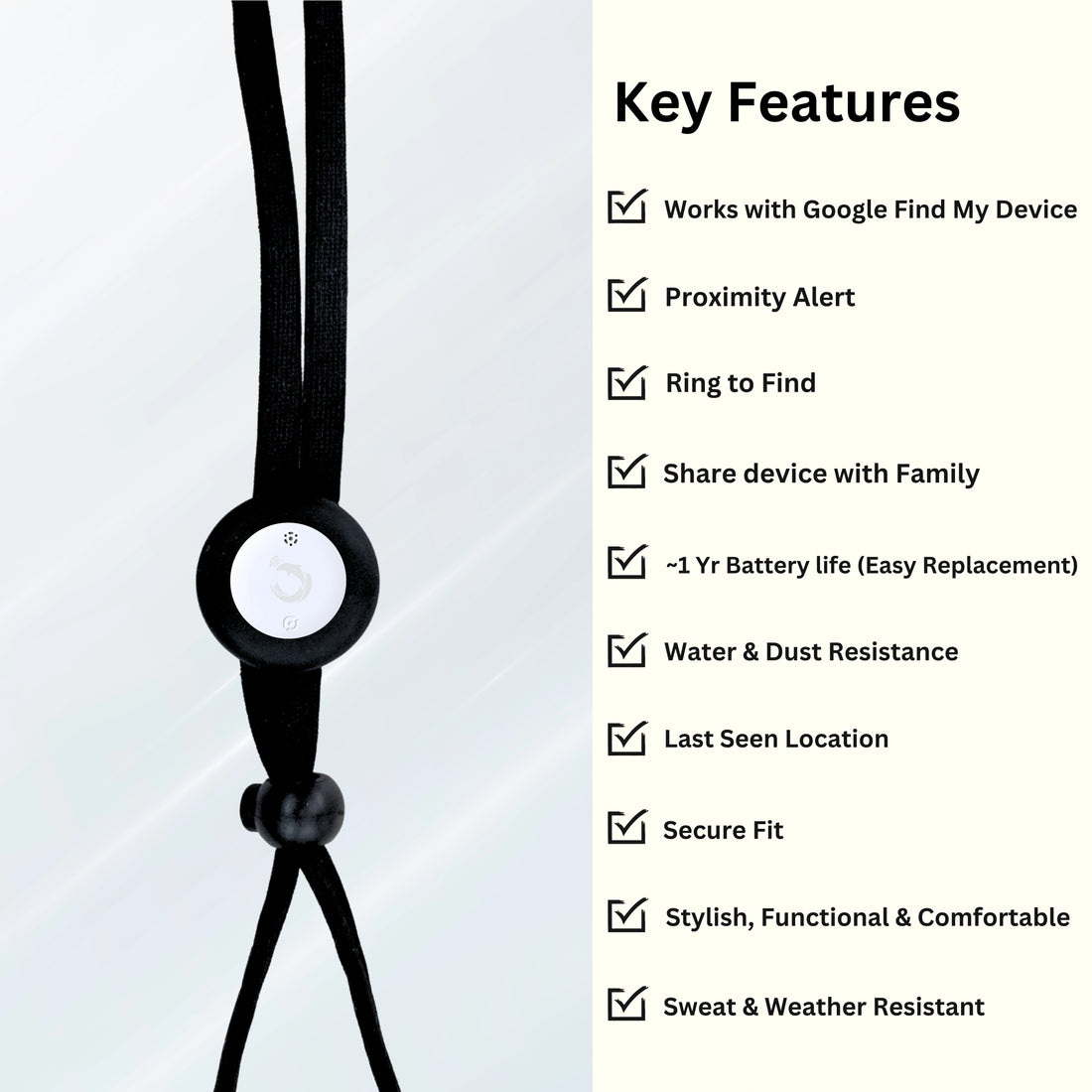 Smart Lanyard Tracker Rex Android